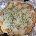 ぐりtoぐら's cooksnap of when they made オートミールのシラスピザ.