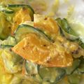 クック99U2X7☆'s cooksnap of when they made サラダかぼちゃとトマトのヨーグルトサラダ.