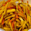 ヒロ♪エリ's cooksnap of when they made レンジで簡単☆さつまいものきんぴら。.