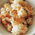 sizuo0930's cooksnap of when they made ✿炊飯器で鮭と大葉の炊き込みご飯✿.