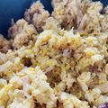 momoharu_f's cooksnap of when they made ロティサリーチキンで炒飯.