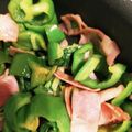 hitocchi's cooksnap of when they made ピーマン&セロリの葉っぱの焦がし醤油炒め.