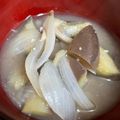 ネギがお好き's cooksnap of when they made あったか♡なすと玉ねぎのお味噌汁.