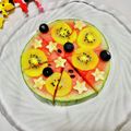 ryumi58's cooksnap of when they made 夏にぴったり！簡単デザート♡スイカピザ♡.