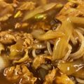 nyaoppi's cooksnap of when they made お蕎麦屋さんみたいなカレーうどん♪.