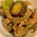 kae2423999's cooksnap of when they made ズボラ飯！ナスと豚肉のスタミナ炒め.