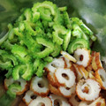 ｸﾏﾘｴ's cooksnap of when they made ゴーヤちくわの★柚子胡椒マヨ.