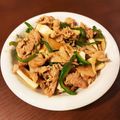 utamo's cooksnap of when they made イカと豚バラのオイスター炒め◎.