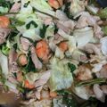 クックT7NSBV☆'s cooksnap of when they made 空芯菜とキャベツのニンニク炒め.