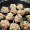ｸﾏﾘｴ's cooksnap of when they made 【時短メイン】ふんわり大葉鶏つくね.