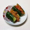 にきけん's cooksnap of when they made 本技キムチでオイキムチ.