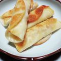 ma38sa☆'s cooksnap of when they made ベーコンとチーズを餃子の皮で巻いたやつ.