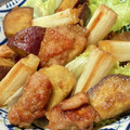 クックM6DK2O☆'s cooksnap of when they made さつまいもと鶏肉の甘辛柚子胡椒焼き.