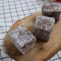 momi's cooksnap of when they made ラミントン（オーストラリアのお菓子）.