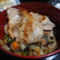 クックYEJ36V☆'s cooksnap of when they made 我が家の丼　[茄子味噌豚丼].