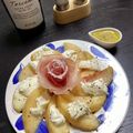 ♪Key♪'s cooksnap of when they made 桃と生ハムとモッツァレラのカプレーゼ＊.