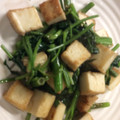 ベティ３'s cooksnap of when they made めちゃウマ空芯菜と厚揚げのオイスター炒め.