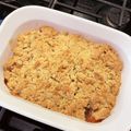 apple007's cooksnap of when they made フランス風・りんごのチョコクランブル.
