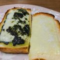 あっちゃんキッチン♪'s cooksnap of when they made ★バジル・チーズ・トースト.