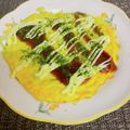 へい♡ゆー♡'s cooksnap of when they made 残った千切りキャベツDEお好み焼き風？.