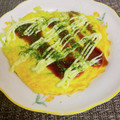 へい♡ゆー♡'s cooksnap of when they made 残った千切りキャベツDEお好み焼き風？.