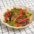 ゆづキッチン's cooksnap of when they made 秋ナスと牛肉の味噌炒め.