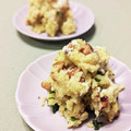 ともみん❤'s cooksnap of when they made さつま芋とクリチのサラダ★おやつカフェ風.