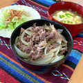 きっかママ's cooksnap of when they made レンジで簡単！吉野家の牛丼を再現.