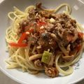 MubaMuba's cooksnap of when they made 大人気☆きのことなすのミートソース.