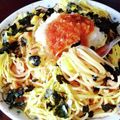 クックDV8JVP☆'s cooksnap of when they made 花おくらとツナの和風パスタ.