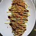 うめもり♪'s cooksnap of when they made オムそば☆ならぬ焼きそばオムレツ♪.