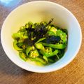 ☆こま's cooksnap of when they made 無限海苔おくらピーマン.