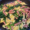 みいころ☆'s cooksnap of when they made ポークビッツでほうれん草のバター炒め♪.