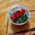 komutatata's cooksnap of when they made 明太子丼　太っ腹でね♡.