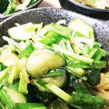 クッキン坊主's cooksnap of when they made 時短簡単♪韮と胡瓜ともやしのピリ辛ナムル.