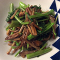 ベティ３'s cooksnap of when they made 空芯菜と茶えのきの塩麹炒め.