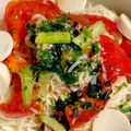 9ma9ma's cooksnap of when they made 簡単5分♪冷たいトマト＆しらすスープ素麺.