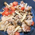 ｊ爺ｊ's cooksnap of when they made 10分！豚こま・プチトマトのオイスタ炒め.