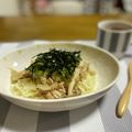 akaneiro”'s cooksnap of when they made 低糖質！糖質0麺deレンチン和パスタ.