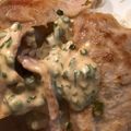 ほのぼのいっこ's cooksnap of when they made 豚ロース薄切り肉の青ねぎわさびマヨ焼き.