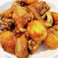 にしあまね's cooksnap of when they made 手羽元と新じゃがカレー煮込み【作り置き】.