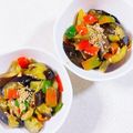 みぽぽ37's cooksnap of when they made ずぼら母ちゃんのナスとピーマンのポン酢炒.
