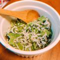 みるくクロワッサン's cooksnap of when they made 小松菜の茎とジャコいため.