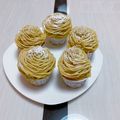 mh★'s cooksnap of when they made 栗から簡単モンブラン.