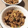 ame-ikuru's cooksnap of when they made 少ない材料でひき肉炒飯！.