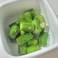 tamago大好き's cooksnap of when they made 〔常備菜〕オクラのガーリック炒め.