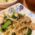 nanoce38's cooksnap of when they made すぐ出来る！豚肉とつるむらさきのゴマ炒め.