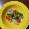 麦畑肝蔵's cooksnap of when they made 豚ロース肉とセロリのトマト煮.