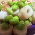 ゆみっち先生's cooksnap of when they made お弁当に☆レンジでちくわと枝豆の甘辛煮.