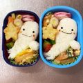 Chaaa_room's cooksnap of when they made 簡単❋ キャラ弁 白イルカ♡.
